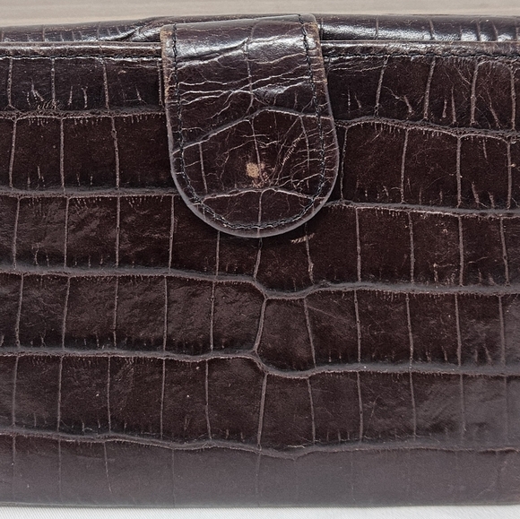 Brighton reptile print brown small wallet - Picture 4 of 7